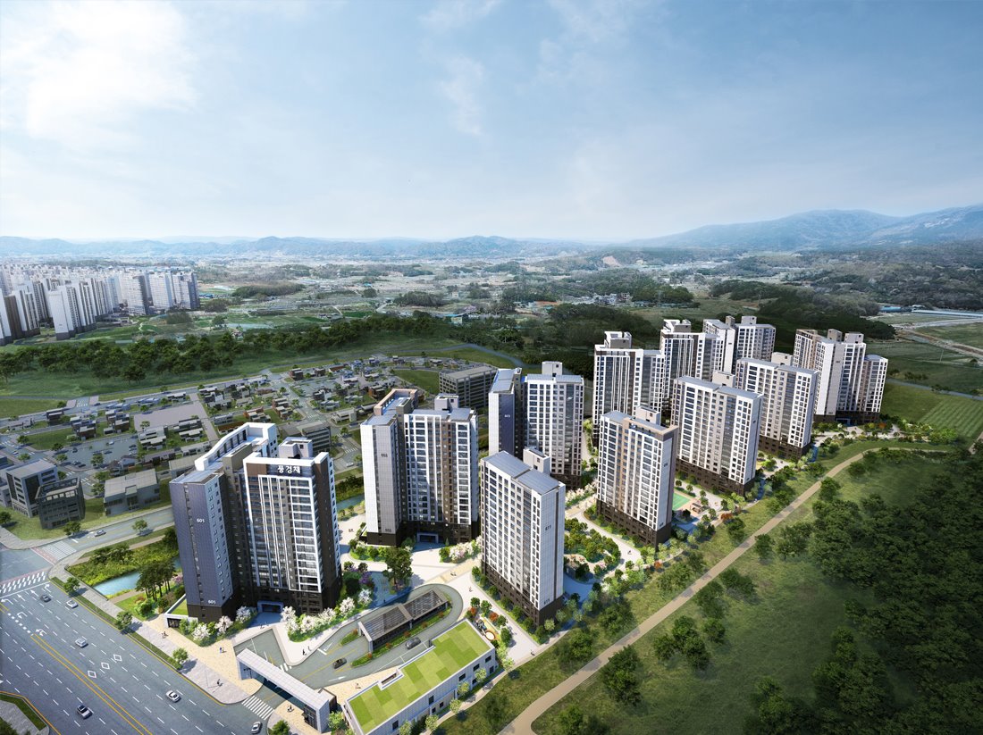 제일풍경채 첨단3지구 A6BL 조감도