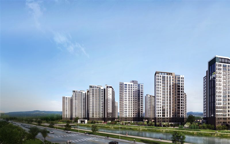 제일풍경채 첨단3지구 조감도