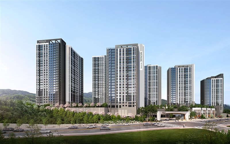 중앙공원 위파크 더센트럴 조감도